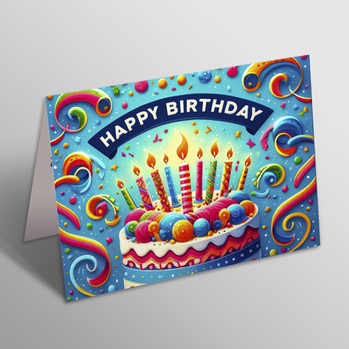 Creased Rack Cards (Greeting Cards)