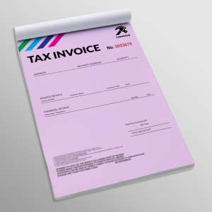 Invoice Books, Full colour Digital