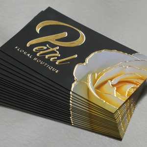 Velvet & Foil Business Cards