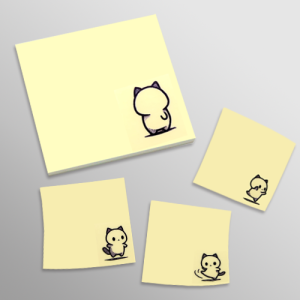 Moving Sticky Notepads
