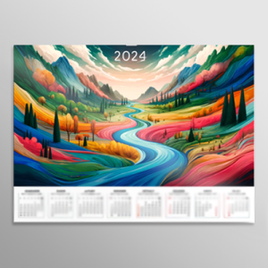 Gloss laminated Wallplanners