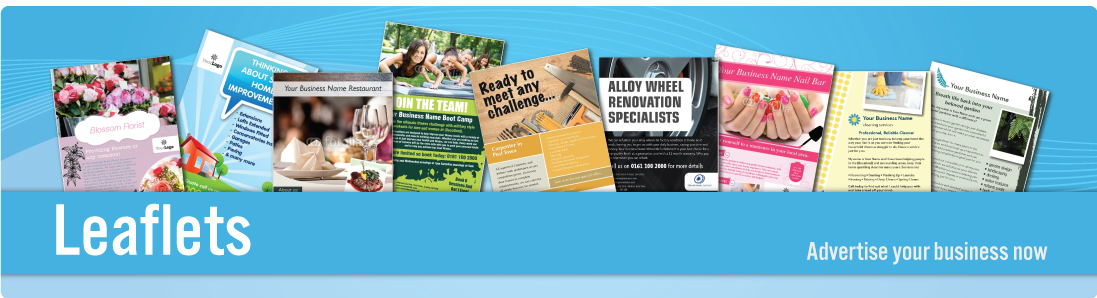 printed leaflets
