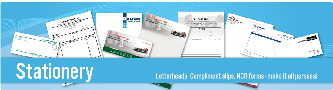 printed business stationery