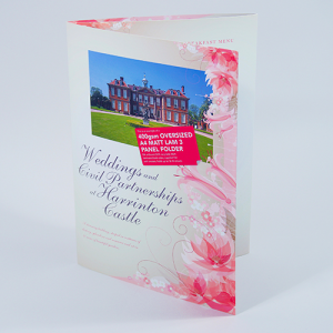 400gsm Matt Laminated 3-Panel A4 Folders