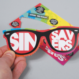 Promo Silk Flyers Creased or Shaped