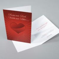 350gsm Matt Laminated Greeting Cards