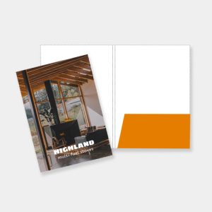 Gloss Laminated Budget Glued Folders