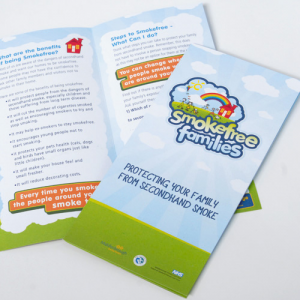 100gsm Uncoated Folded Leaflets