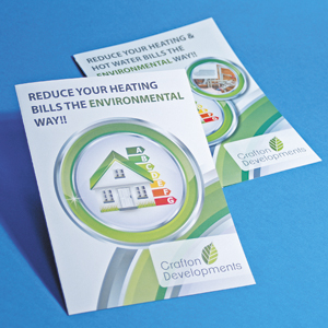 170gsm Uncoated Folded Leaflets