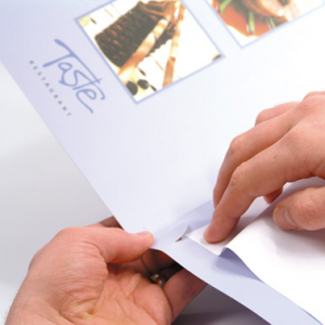 400gsm Matt Lam Menu Covers