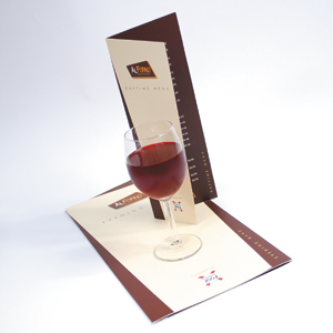 400gsm Silk Menus