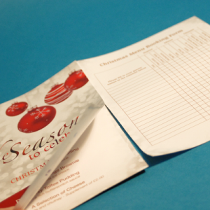 Premium Silk Perforated & Folded Leaflets