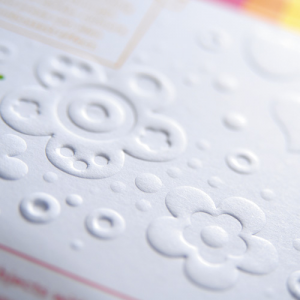 Embossini Luxe Showcards Creased or Shaped