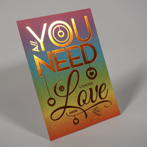 400gsm Foiled Matt Lam Flyers