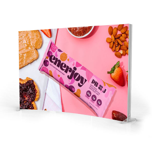 Vrijstaande aluminium textielframes