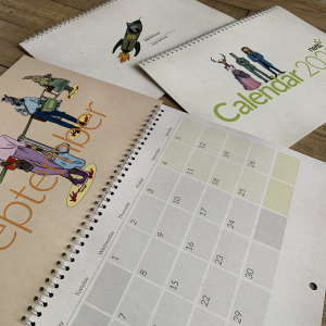 Wiro-Bound Wall Calendar