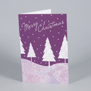 Matt Laminated Christmas Cards