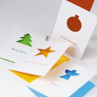 400gsm Windowed Christmas Cards