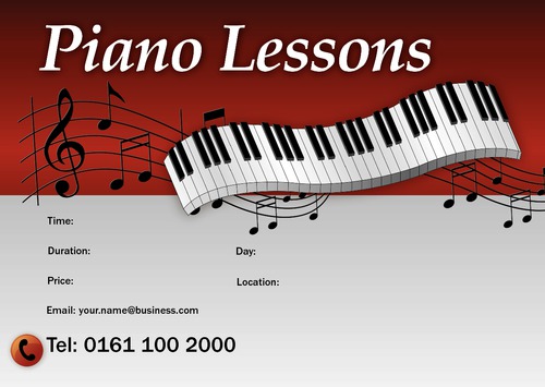 Music Teachers A5 Flyers by Neil Watson
