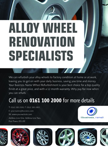 Automotive A4 Flyers by SC Creative