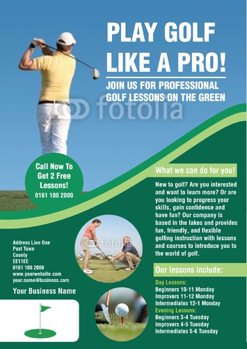 Sports A4 Leaflets by Rebecca Doherty