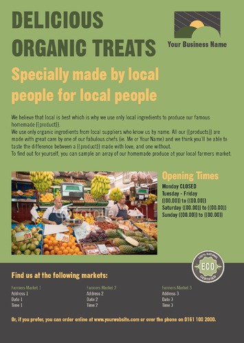 Grocery Store A4 Flyers by C V