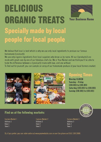 Grocery Store A4 Flyers by C V