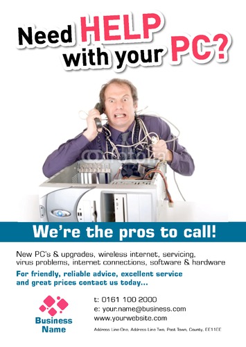 Electrician A4 Flyers by Paul Wongsam