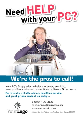 Electrician A4 Flyers by Paul Wongsam