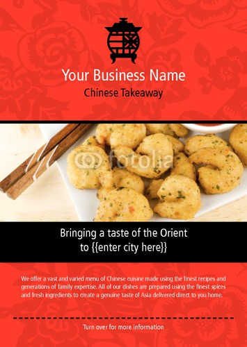 Takeaway A5 Flyers by Paul Wongsam