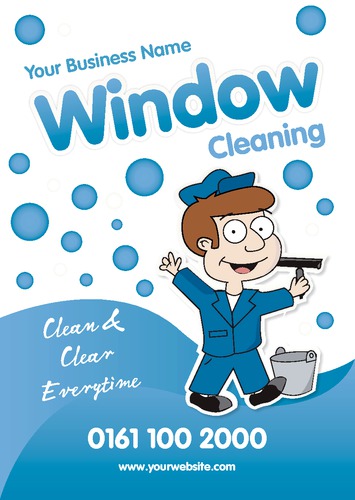 Window Cleaning A5 Flyers by Edward Augusto
