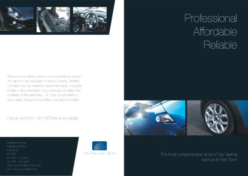 Car Dealers A4 Folded Leaflets by SC Creative