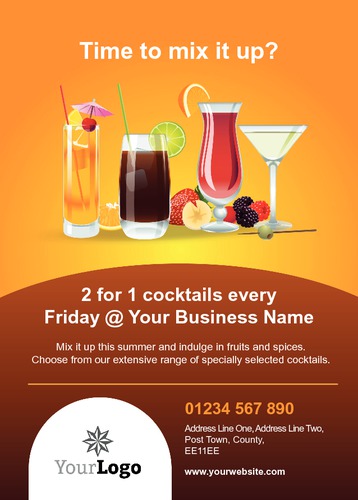 Bar A6 Flyers by Thomas Mascall