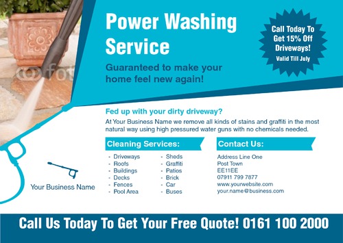 Cleaning A4 Flyers by Rebecca Doherty