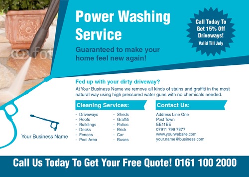 Cleaning A5 Flyers by Rebecca Doherty