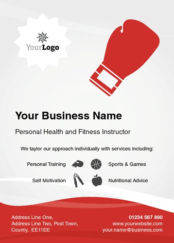 Fitness A6 Flyers by Thomas Mascall