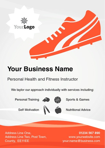 Fitness A5 Flyers by Thomas Mascall