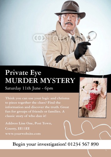 Entertainer A5 Flyers by Thomas Mascall