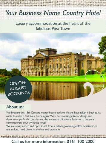 Hotel A5 Flyers by Ro Do