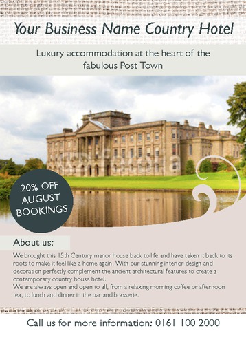 Hotel A6 Flyers by Ro Do