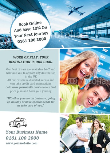 Taxi A6 Flyers by Marc Ivey