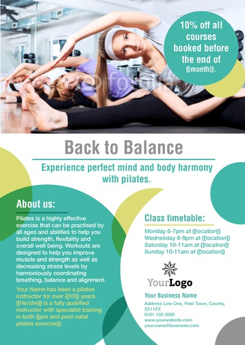 Gym A3 Flyers by Rebecca Doherty