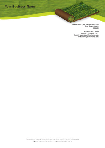 Garden Maintenance A4 Letterheads by Neil Watson