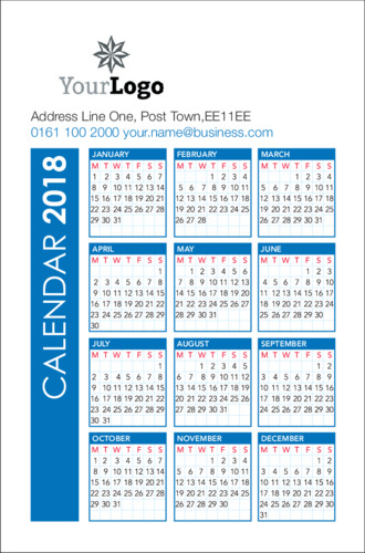 Business Card Pocket Calendars Collection by Nickola O'Connor