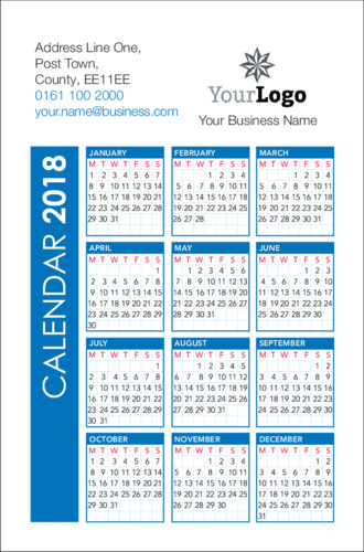 Business Card Pocket Calendars Collection by Nickola O'Connor