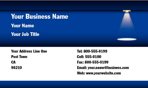 Electrician 2" x 3.5" Business Cards by Neil Watson