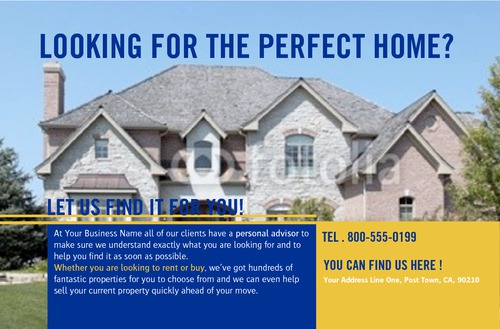 Estate Agents 5.5" x 8.5" Flyers by C V