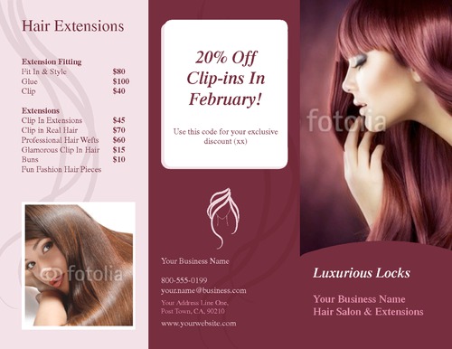 Salon 8.5" x 11" Brochures by Ro Do