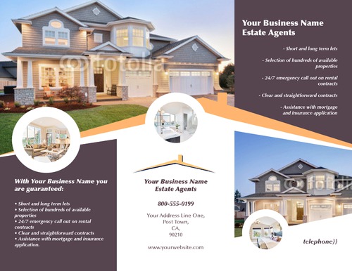 Estate Agents 8.5" x 11" Brochures by Rebecca Doherty