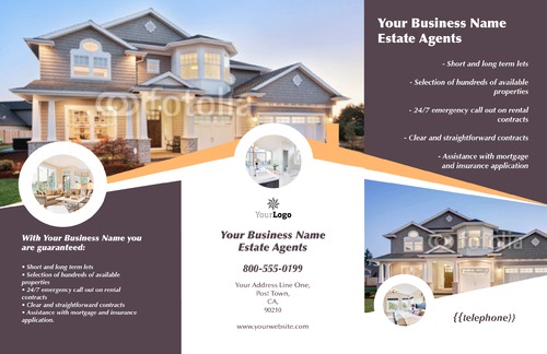 Estate Agents 11" x 17" Brochures by Rebecca Doherty